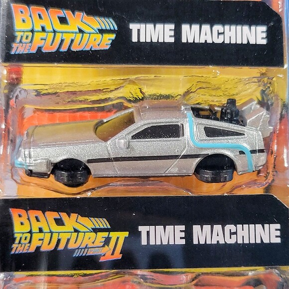 Jada Nano Hollywood Rides Back to the Future Movies DeLorean 3 Mini Die Cast New - Picture 7 of 8